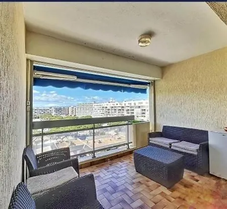 Grand Studio Lumineux Vue Sur Port 3 Min Plage 4 Personnes Mauguio