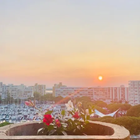 Appartement Lumineux Avec Loggia, Vue Sur Le Port, Plage A 3 Min * Mauguio