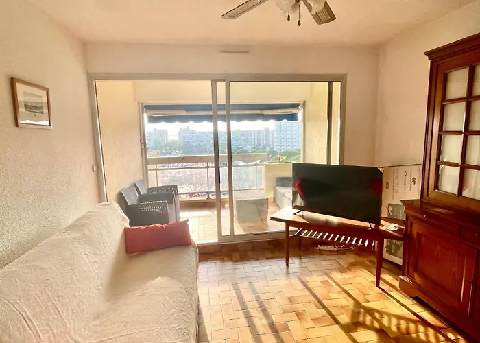 Lumineux Avec Loggia, Vue Sur Le Port, Apartamento Carnon-Plage
